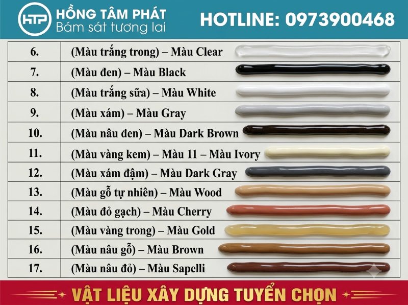 Phân phối sỉ silicone màu đỏ gạch cho các đội thợ chuyên thi công mái ngói nhà đẹp.