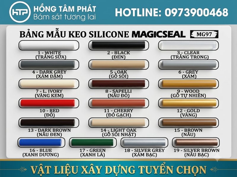 Thi công nhanh chóng, kết dính mạnh với dòng silicone màu đỏ chính hãng chất lượng.