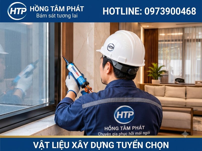 Keo silicone màu sapelli độ bền màu dài lâu, không bị biến đổi dưới thời tiết.