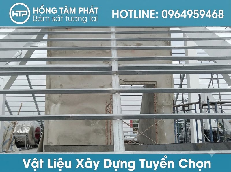 Tăng cường khả năng chống chịu gió bão nhờ hệ mái ngói khung kèo sắt hộp kiên cố.