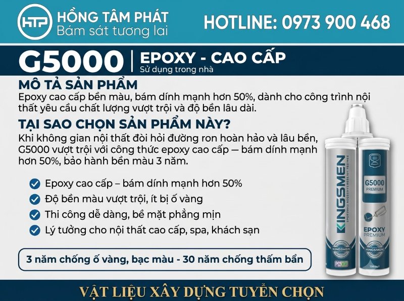 KEO 2 THÀNH PHẦN KINGSMEN cao cấp giải pháp tối ưu cho thợ thầu.