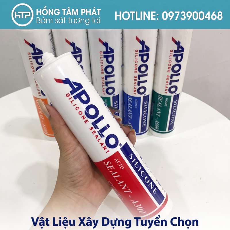 Nhận chiết khấu thương mại tốt nhất khi ghé Tổng Kho Keo Silicone Apollo này.