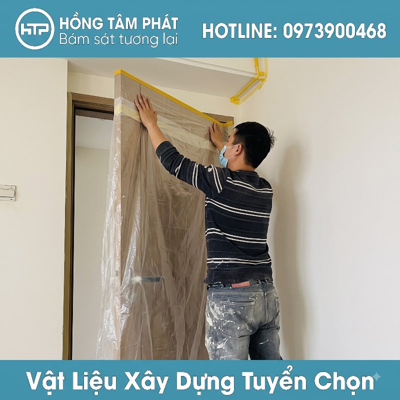 Mua Nilon che bụi khi sơn nhà tại HTP để nhận mức chiết khấu cực kỳ cao.