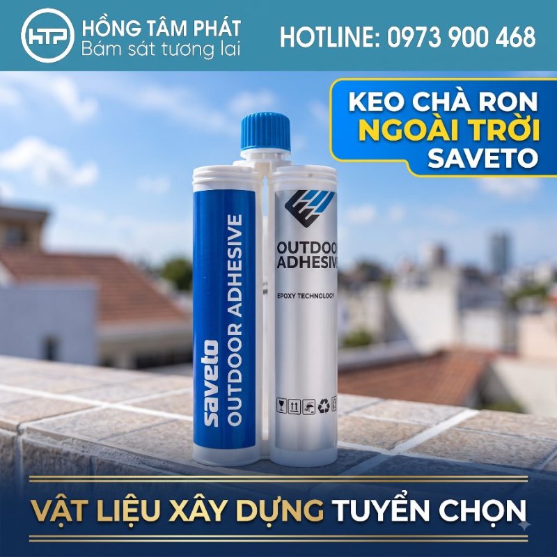 Keo chà ron 2 thành phần siêu bền bỉ cho mọi công trình xây dựng.