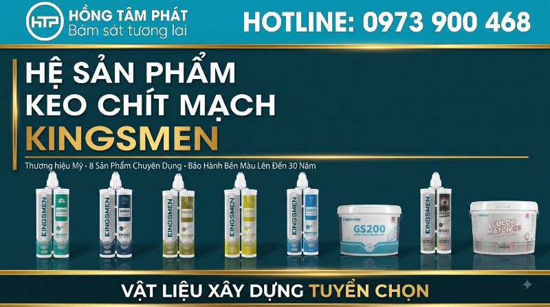 Tổng Kho keo Epoxy 2 thành phần Kingsmen uy tín, giá tốt nhất.