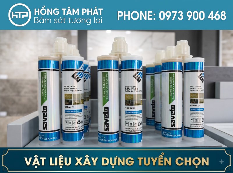keo epoxy Saveto siêu bền bỉ và chắc chắn cho mọi kết cấu xây dựng.