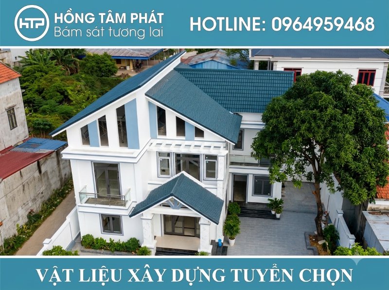 Chuyên thi công mái ngói đẹp với hệ khung kèo thép nhẹ chống rỉ sét siêu bền bỉ.