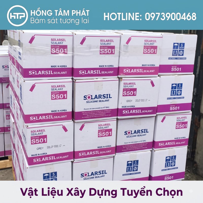 HTP là điểm đến hàng đầu của thương hiệu Đại Lý Keo Silicone Solarsil miền Nam.