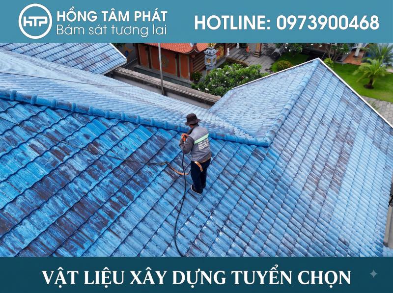 Công thức đơn giản về Cách Tính Lượng Sơn Terraco Cho Mái Ngói biệt thự.