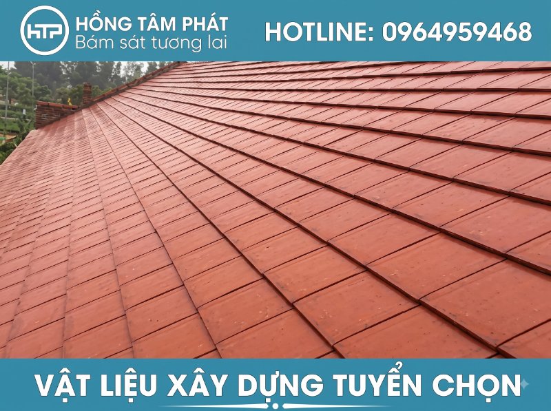 Lựa chọn thi công ngói phẳng đẹp để tối ưu khả năng chống dột và thoát nước nhanh.
