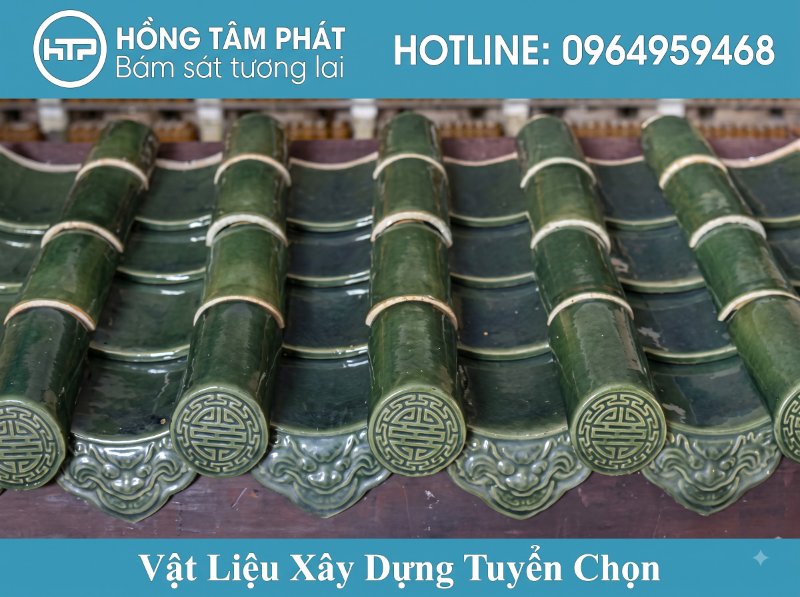 Kỹ thuật thi công ngói âm dương đẹp đòi hỏi sự tỉ mỉ và tay nghề thợ bậc cao.