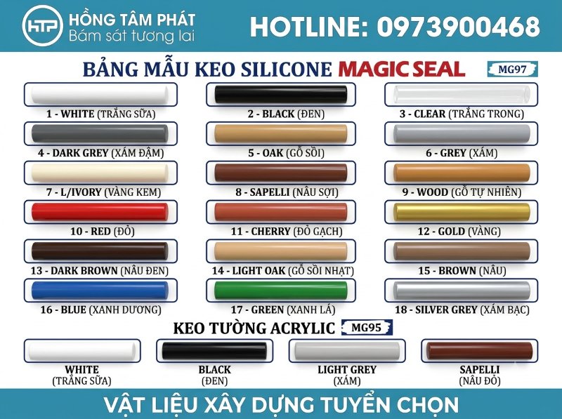 Thi công trám khe cửa gỗ nhanh chóng, chắc chắn cùng silicone màu nâu chính hãng.