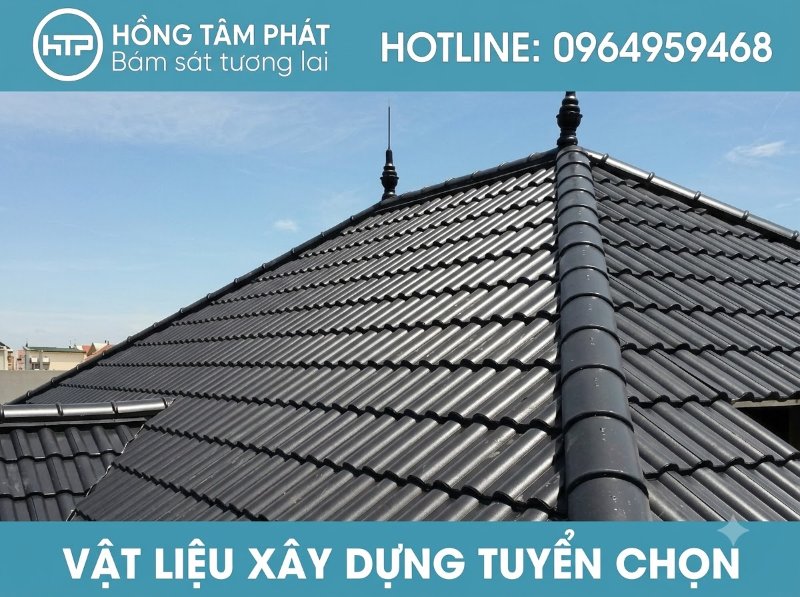 Quy trình thi công ngói sóng đẹp chuẩn kỹ thuật giúp tăng tuổi thọ toàn bộ mái.