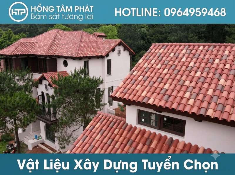 Hoàn thiện những đường nét uyển chuyển cùng thi công ngói cong ngói cổ đẹp đỉnh cao.