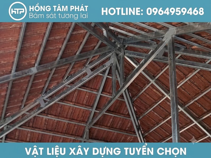 Lựa chọn mái ngói khung kèo sắt hộp để tối ưu chi phí đầu tư cho nhà dân dụng.