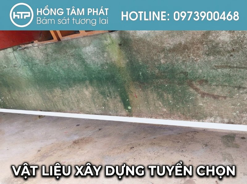 Ngăn ngừa sự phát triển của rong rêu trên tường nhà bằng dung dịch hóa chất chuẩn.