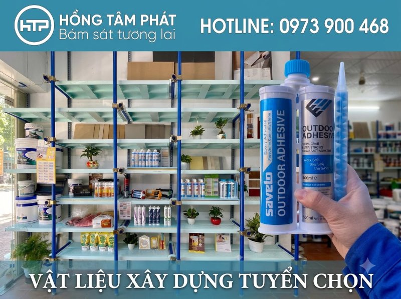 Bảo vệ tối đa sân thượng và ban công nhờ Keo ron Saveto ngoài trời.