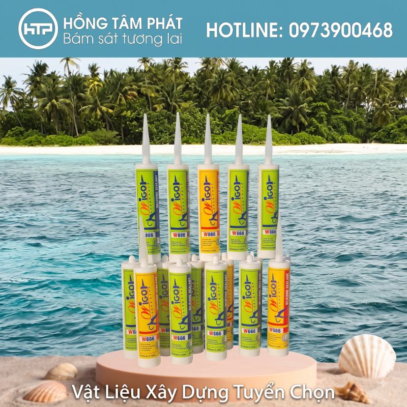 HTP tự hào là Đại Lý Keo Silicone Wigo chính hãng giá tốt nhất miền Nam.
