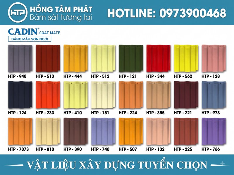 Mua sơn ngói Cadin ở đâu để nhận chiết khấu cao và đảm bảo hàng chuẩn nhà máy?