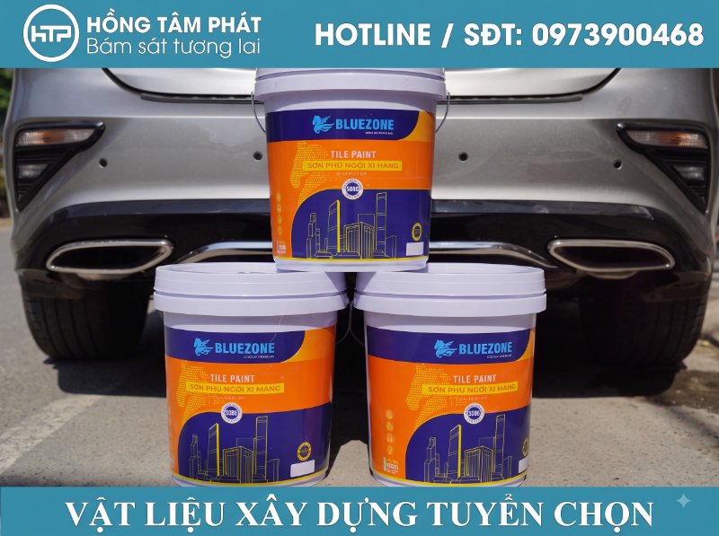 Khả năng kháng kiềm và chống thấm đỉnh cao của dòng sản phẩm sơn ngói Bluezone cao cấp.