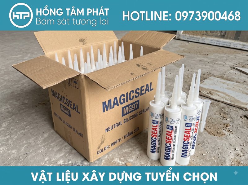 Che khuyết điểm hoàn hảo cho các góc tường nhà nhờ dòng silicone màu white cao cấp.