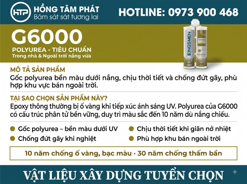 Cập nhật Hướng dẫn thi công keo ron Kingsmen mới nhất năm nay.