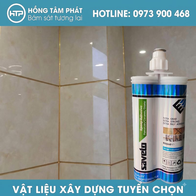 Keo ron Saveto chống bám bẩn cực tốt và cực kỳ dễ dàng lau chùi sạch.