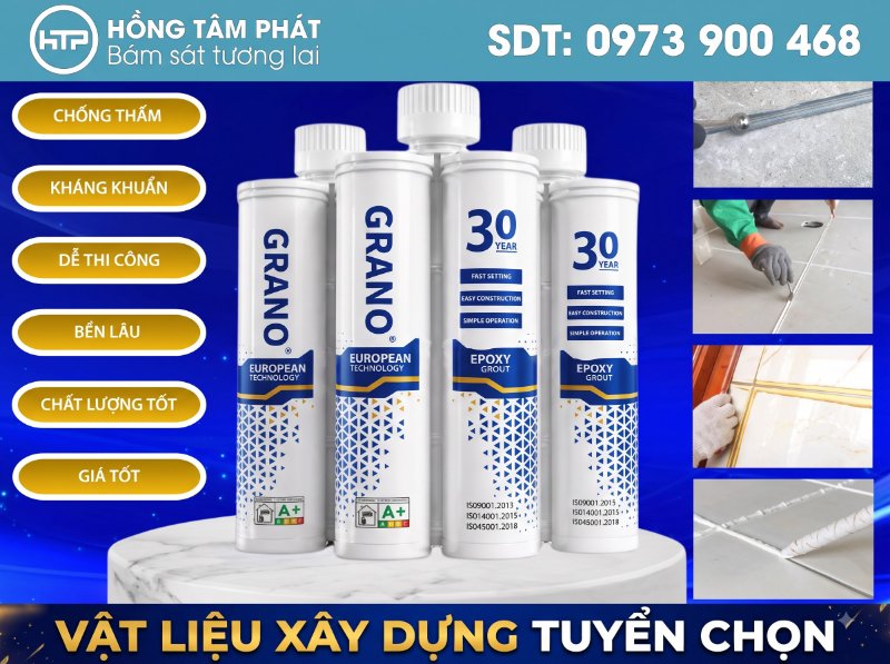 BẢNG MÀU KEO RON GRANO với hàng chục tông màu thời thượng nhất nay.
