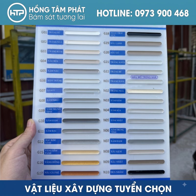 Tra cứu BẢNG MÀU KEO RON GRANO chuẩn xác để chọn màu phối phù hợp.