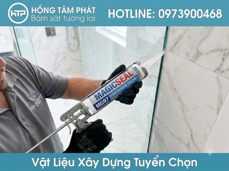 Cung cấp sỉ lẻ silicone màu clear chính hãng, giá tốt cho mọi công trình nhôm kính.