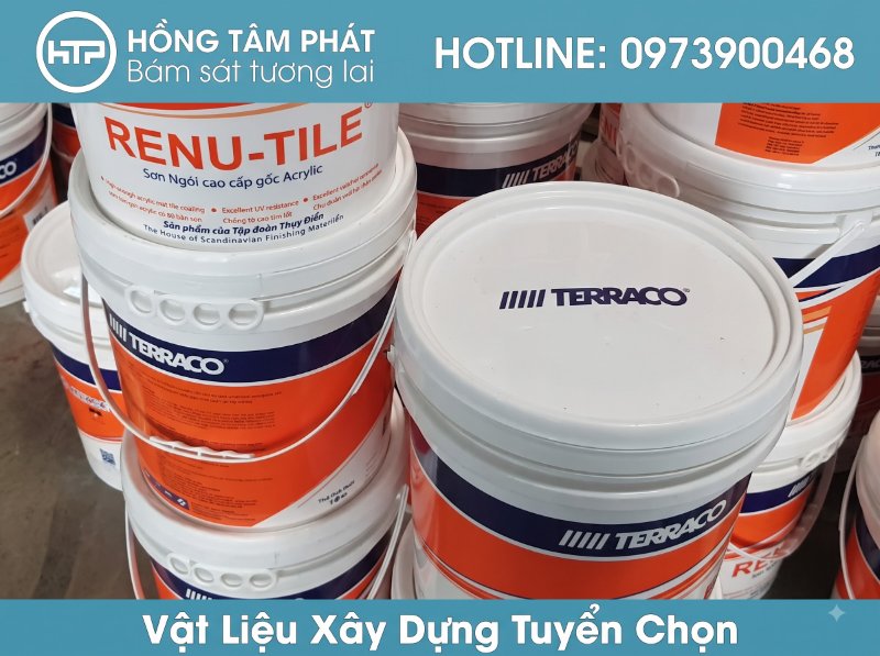 Khách hàng dễ dàng Mua Sơn Ngói Terraco Chính Hãng tại tổng kho của HTP.