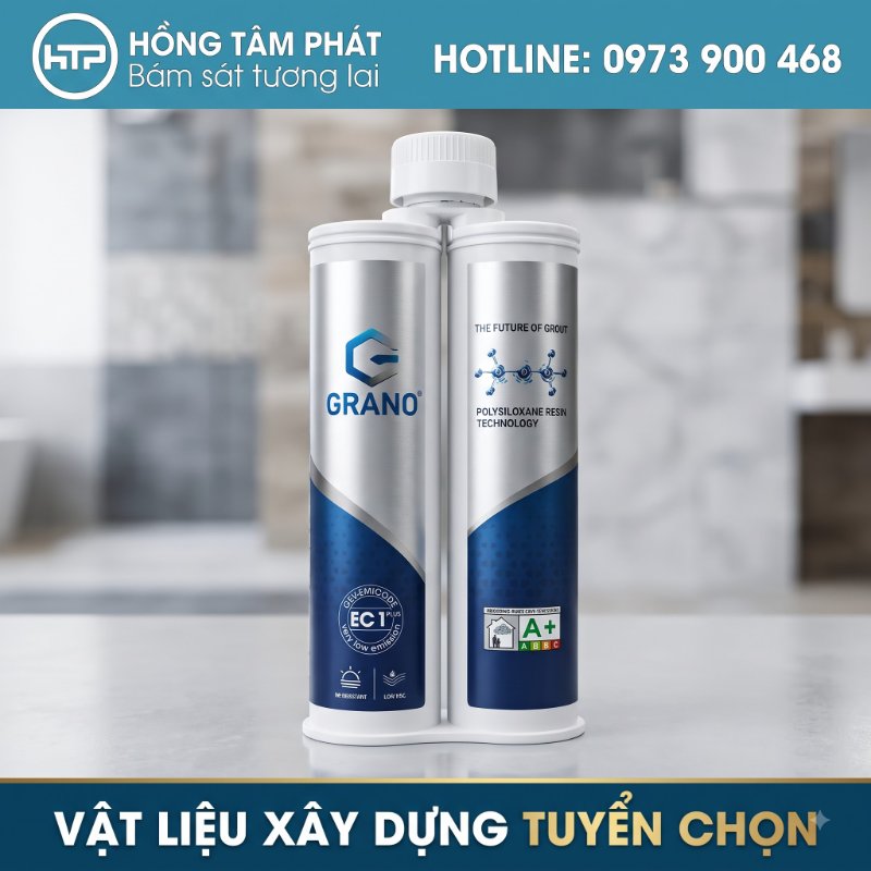 KEO RON GRANO RESIN chống bám bẩn và cực kỳ dễ dàng lau chùi sạch.