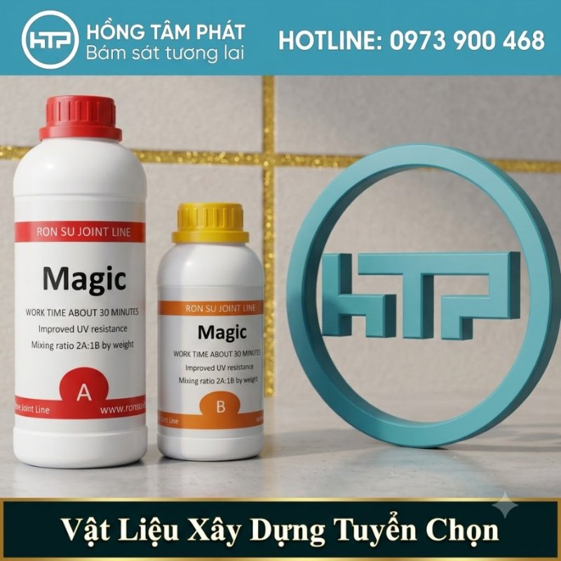 Keo chà ron 2 thành phần ngăn ngừa nấm mốc và bám bẩn tối đa.