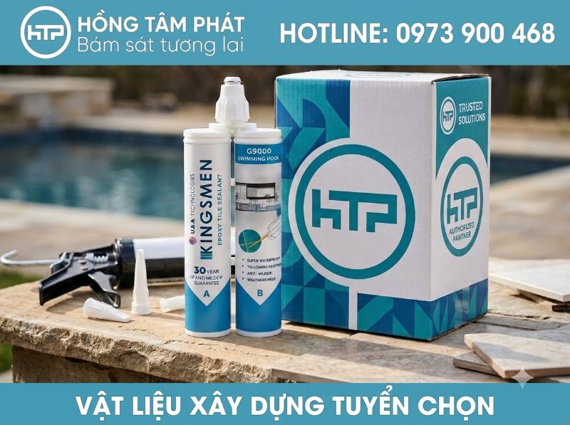 KEO CHÀ RON KINGSMEN giúp bề mặt gạch luôn bền đẹp như mới mua.