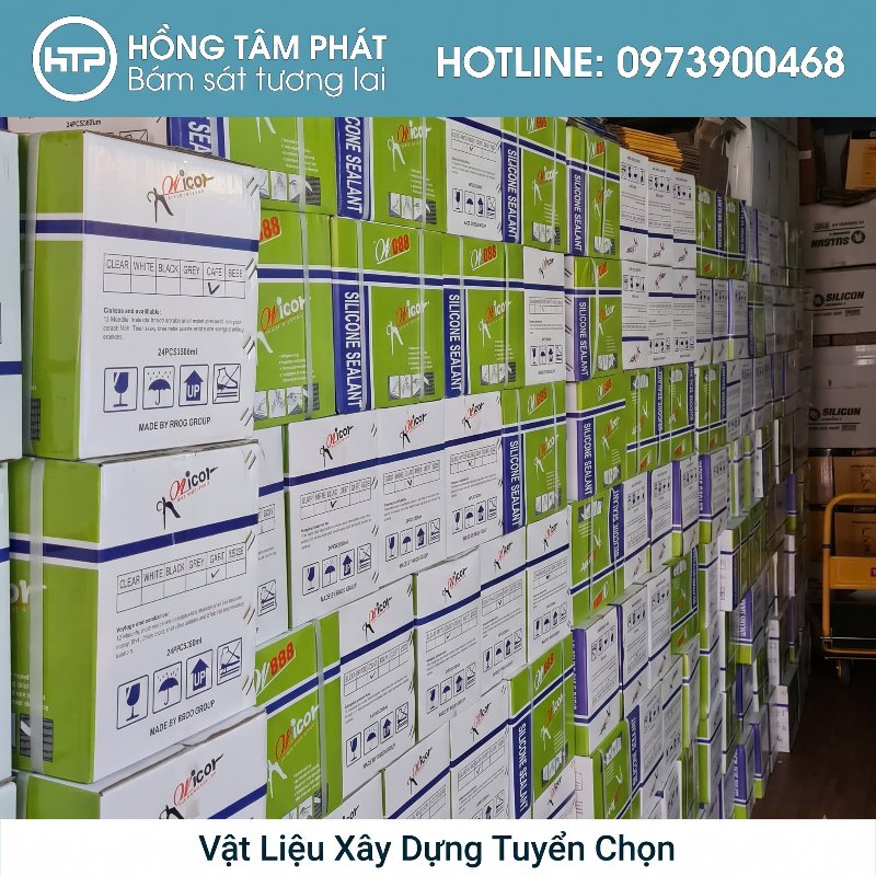 HTP vận hành Tổng Kho Keo Silicone Wigo giao hàng thần tốc trong ngày.