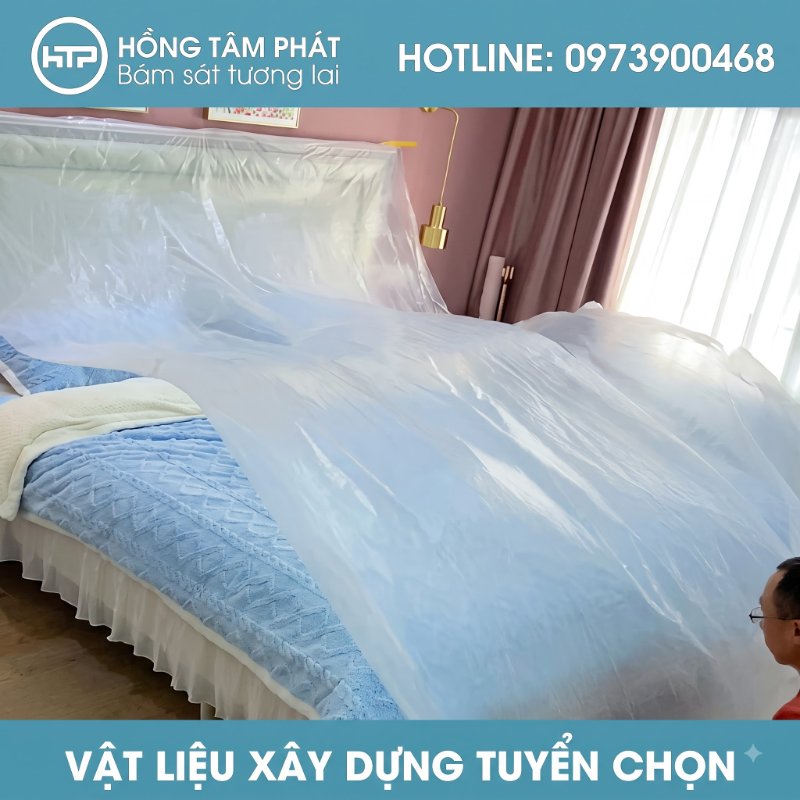 Bạn có biết Màng nilon che bụi là gì giúp giữ gìn nhà cửa tinh tươm.