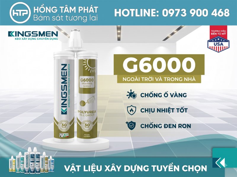 Keo ron Kingsmen thế hệ mới chống rạn nứt và bong tróc hiệu quả