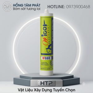 Kho HTP lu&ocirc;n c&oacute; sẵn d&ograve;ng keo d&aacute;n chịu lực cao Silicone Wigo W888 gi&aacute; mềm.