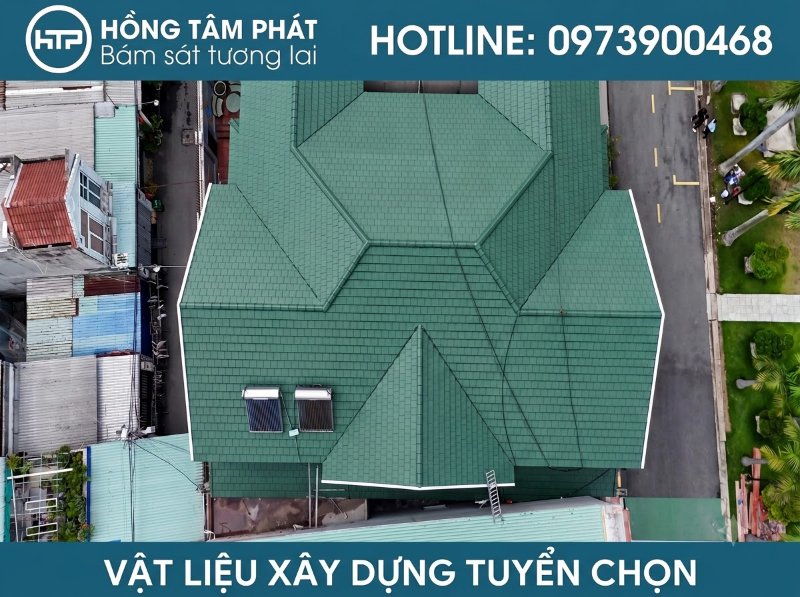 Đánh bay vết ố mốc và Sơn Mái Ngói Cũ Bị Bạc Màu rạng rỡ trở lại ngay.