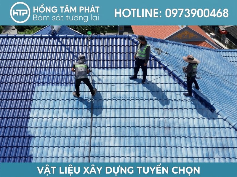HTP cam kết chất lượng tuyệt hảo cho từng thùng Sơn Ngói Cao Cấp xuất xưởng.