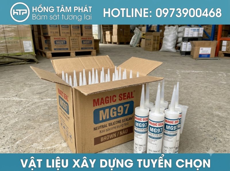 Đồng bộ màu sắc hoàn hảo với nội thất gỗ nhờ dòng silicone màu nâu cao cấp.