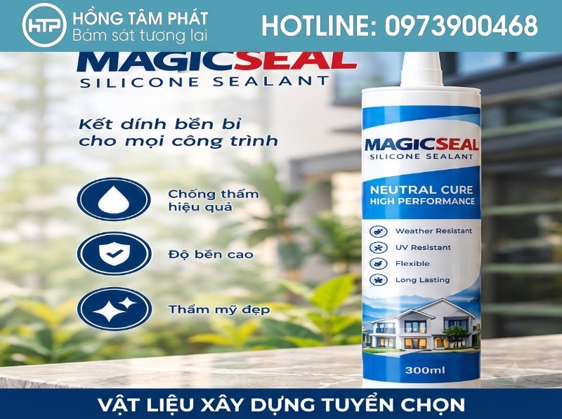 Sản phẩm silicone màu cherry chịu nhiệt tốt, thích hợp cho cả nội và ngoại thất.