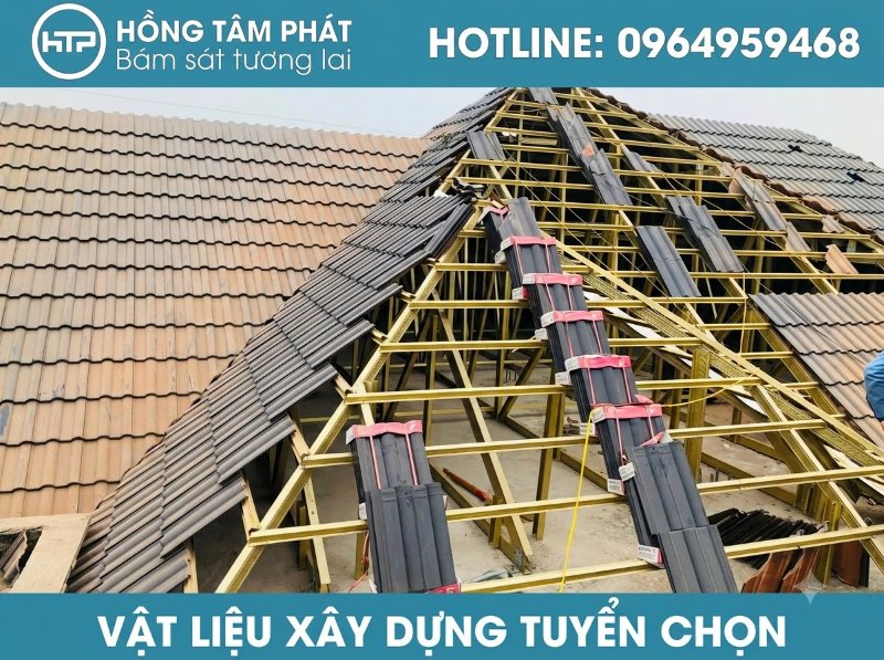 Giải pháp thi công ngói sóng đẹp chống rêu mốc và phai màu dưới mọi thời tiết.