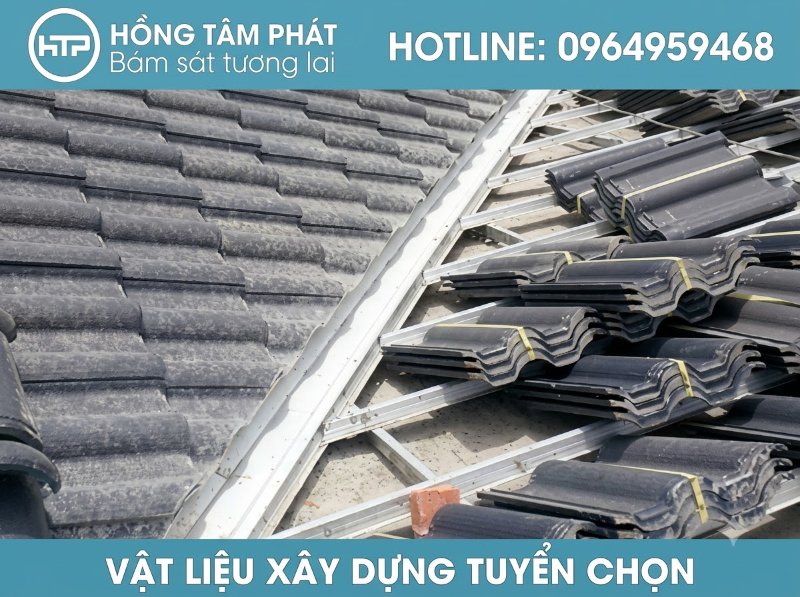 Khắc phục triệt để nước bắn tường nhờ lắp máng xối mái ngói chuyên dụng.