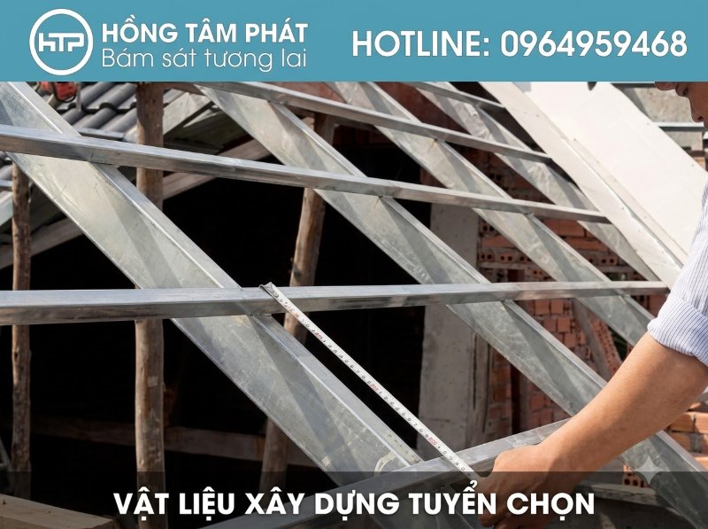 Bảo dưỡng và sơn phủ định kỳ giúp hệ mái ngói khung kèo sắt hộp luôn bền đẹp mới.
