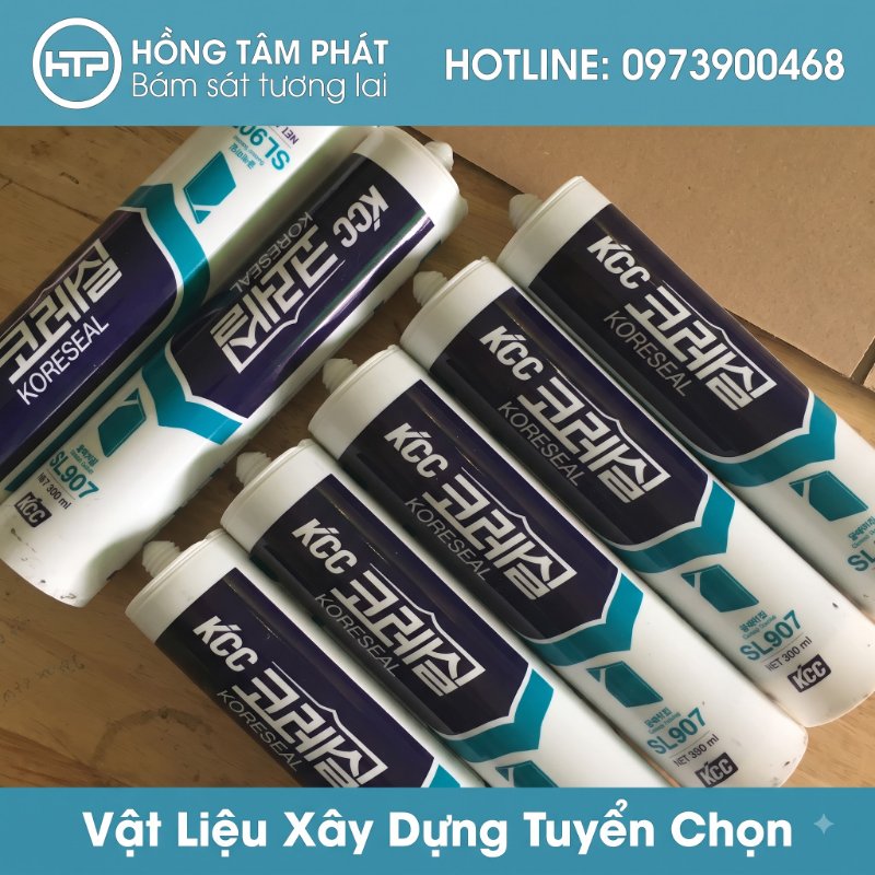 Tổng Kho Keo Silicone KCC cung ứng đầy đủ các mã keo trám thời tiết chịu lực.