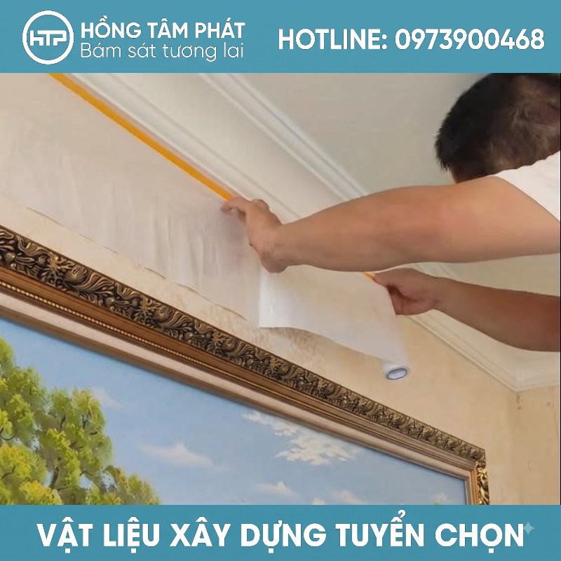 Độ co giãn tốt của Màng nilon che chắn bụi giúp che phủ kín mọi ngóc ngách.