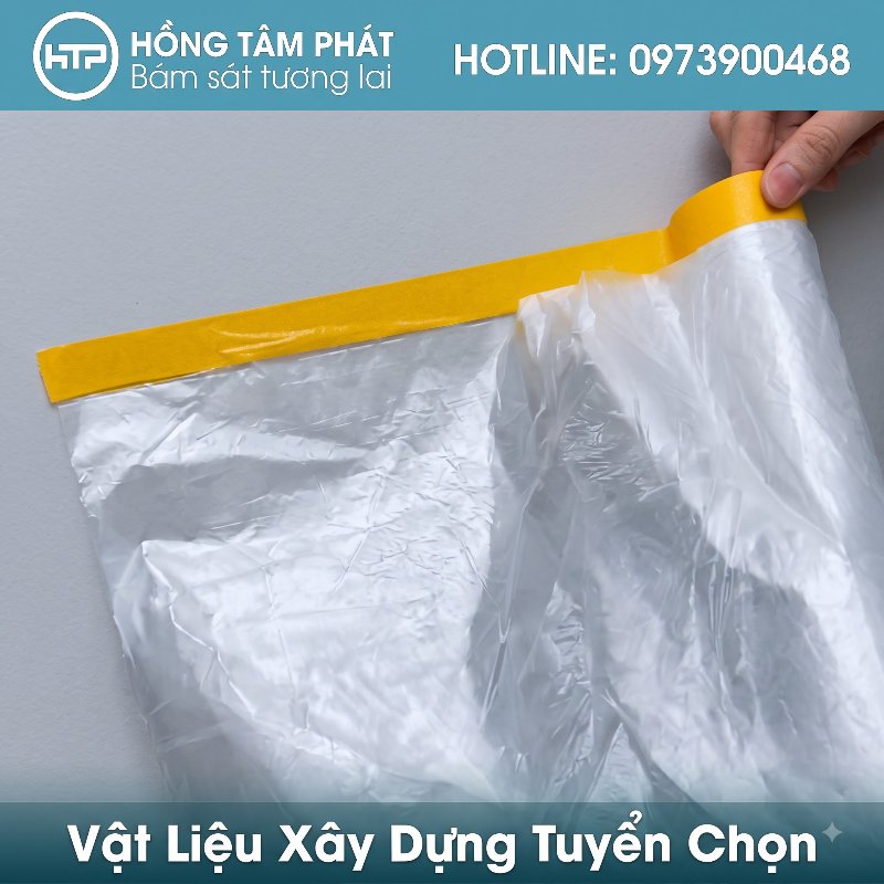 Màng bọc PE chống bụi trong suốt giúp dễ dàng kiểm tra mã hàng bên trong kho.