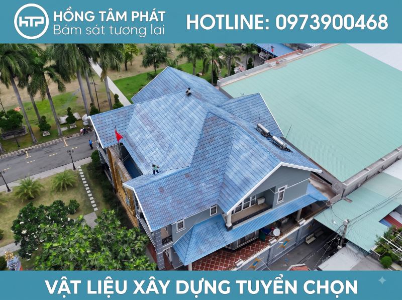 Chi Phí Sơn Lại Mái Ngói đã bao gồm vật tư sơn Terraco và nhân công.