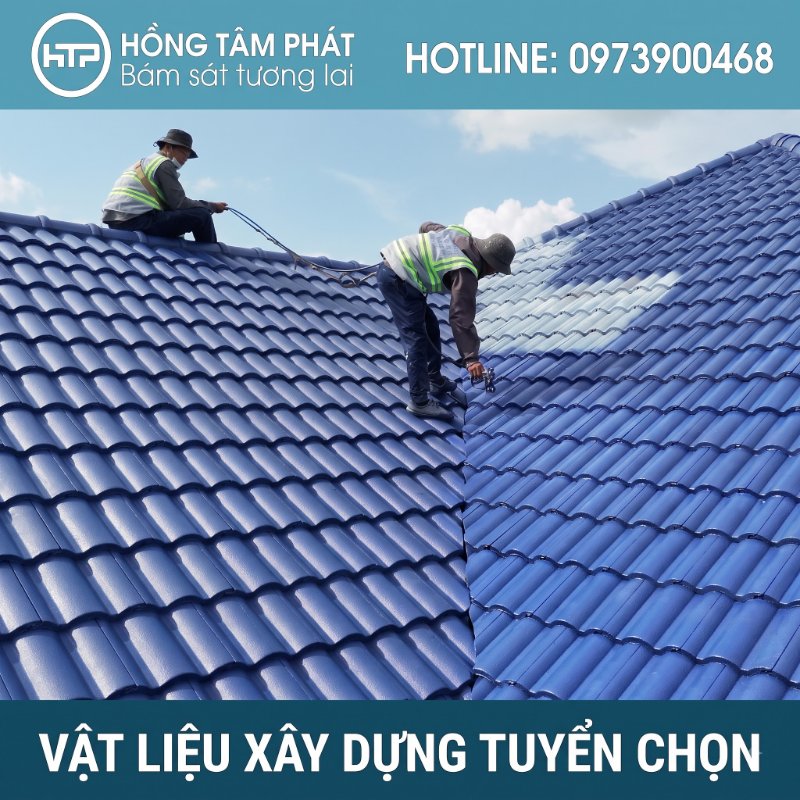 Công nghệ Nhật Bản tiên tiến từ sơn ngói Nippon mang đến độ bền màu tuyệt hảo.